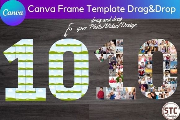 10 Ten Number Collage Canva Frames: A Creative Toolkit