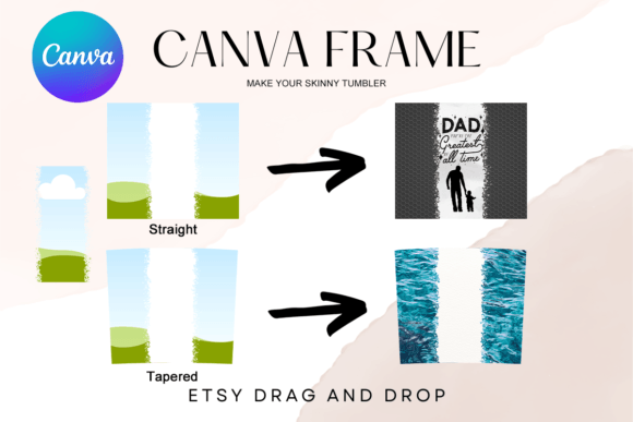 20oz Spit Canva Frame Tumbler Template: Streamline Your Custom Drinkware Design