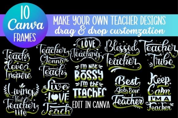 Customizable Teacher Canva Frames: Your Classroom Creativity Toolkit