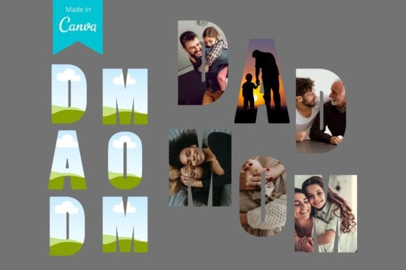 Designing Personalized Gifts with Mom Dad Canva Frame Templates