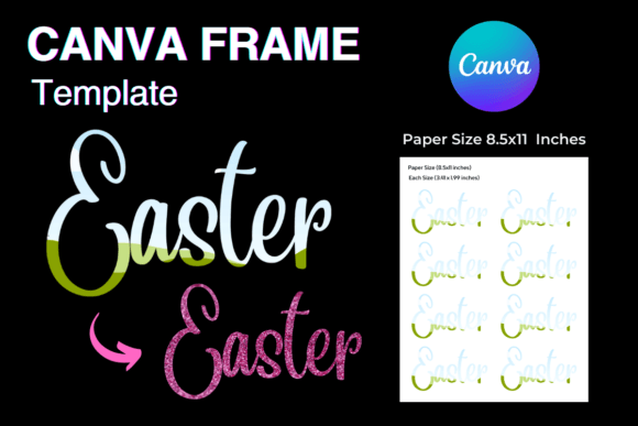 Easter Text Canva Photo Frame Template: A Creative Guide