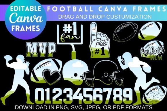 Game Day Creativity: Unlocking Customizable Football Canva Frames