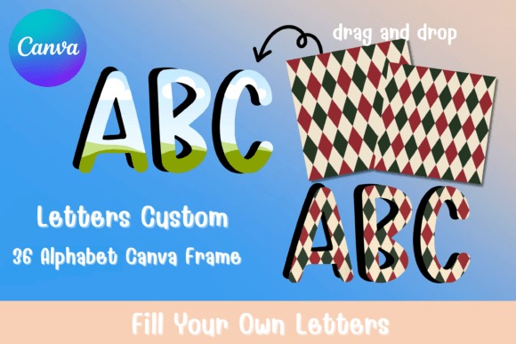 Unlock Creative Branding with Alphabet Letters Canva Frame