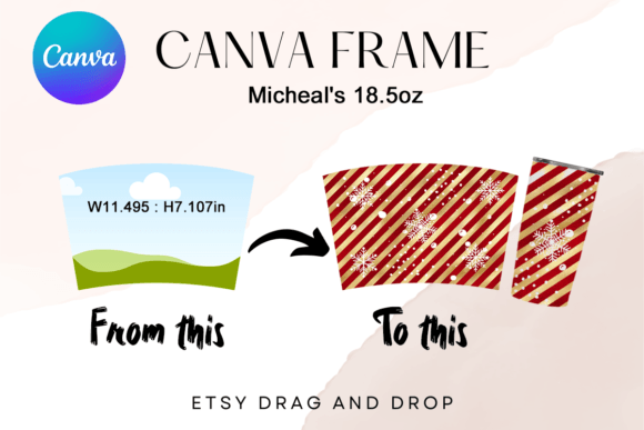 Unlock Custom Tumbler Design with the Canva Frame Template